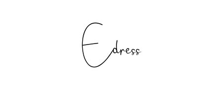 Build your personal autograph collection for name Edress with Andilay-7BmLP design. Browse, select, and save your favorites. Edress signature style 4 images and pictures png