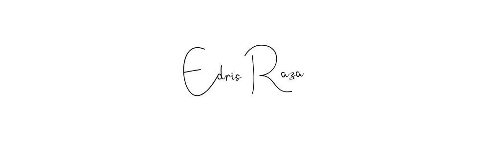 Make a short Edris Raza signature style. Manage your documents anywhere anytime using Andilay-7BmLP. Create and add eSignatures, submit forms, share and send files easily. Edris Raza signature style 4 images and pictures png