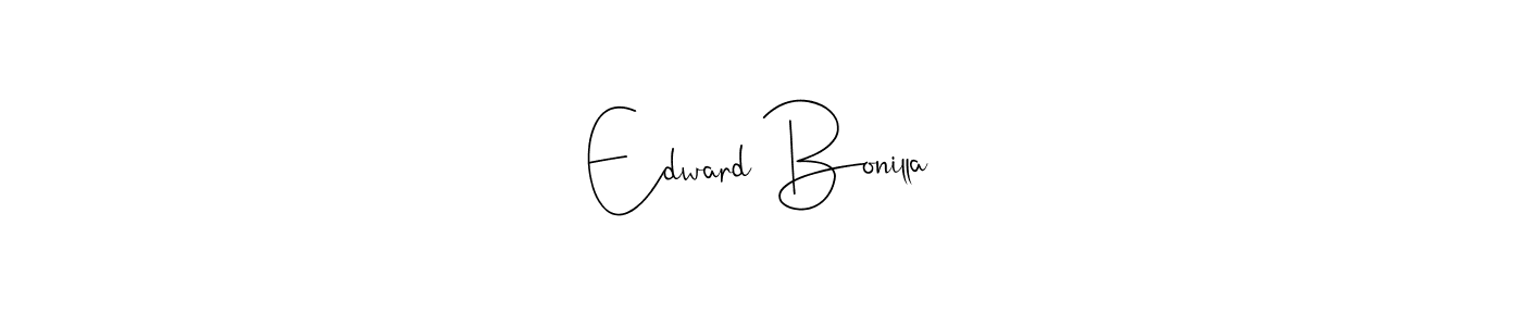 Design your own signature with our free online signature maker. With this signature software, you can create a handwritten (Andilay-7BmLP) signature for name Edward Bonilla. Edward Bonilla signature style 4 images and pictures png