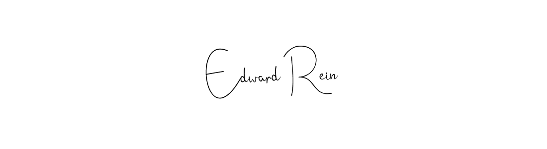 Design your own signature with our free online signature maker. With this signature software, you can create a handwritten (Andilay-7BmLP) signature for name Edward Rein. Edward Rein signature style 4 images and pictures png