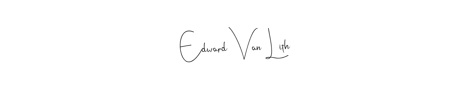 Design your own signature with our free online signature maker. With this signature software, you can create a handwritten (Andilay-7BmLP) signature for name Edward Van Lith. Edward Van Lith signature style 4 images and pictures png