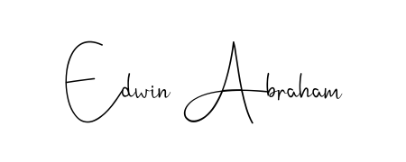 Generate high-definition signature styles for Edwin Abraham. The Andilay-7BmLP typeface ensures crisp legibility and sophisticated design. Edwin Abraham signature style 4 images and pictures png