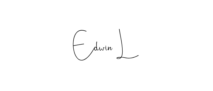 See photos of Edwin L official signature by Spectra . Check more albums & portfolios. Read reviews & check more about Andilay-7BmLP font. Edwin L signature style 4 images and pictures png