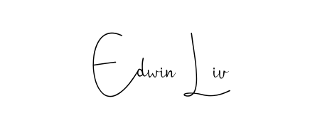 Make a beautiful signature design for name Edwin Liu. Use this online signature maker to create a handwritten signature for free. Edwin Liu signature style 4 images and pictures png