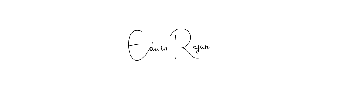 How to make Edwin Rajan name signature. Use Andilay-7BmLP style for creating short signs online. This is the latest handwritten sign. Edwin Rajan signature style 4 images and pictures png