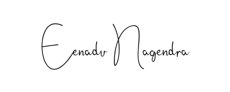 The Andilay-7BmLP typeface gives name Eenadu Nagendra a refined look. Suitable for certificates, diplomas, and official verification. Eenadu Nagendra signature style 4 images and pictures png