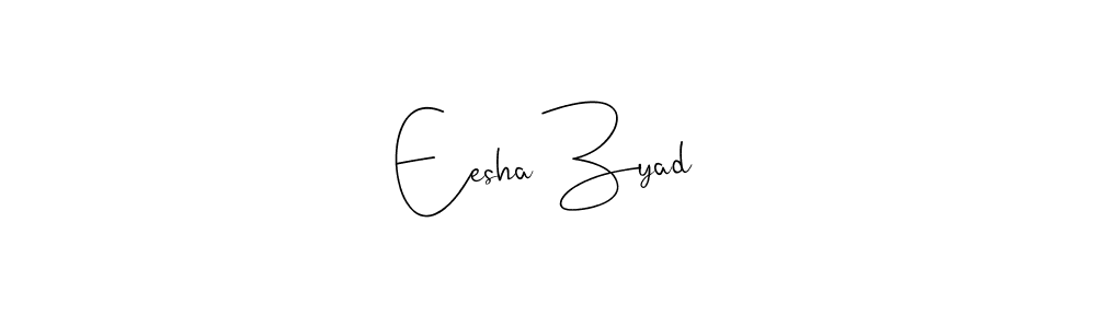 How to Draw Eesha Zyad signature style? Andilay-7BmLP is a latest design signature styles for name Eesha Zyad. Eesha Zyad signature style 4 images and pictures png