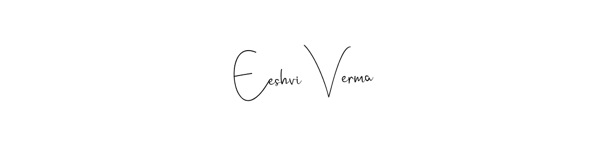 You can use this online signature creator to create a handwritten signature for the name Eeshvi Verma. This is the best online autograph maker. Eeshvi Verma signature style 4 images and pictures png