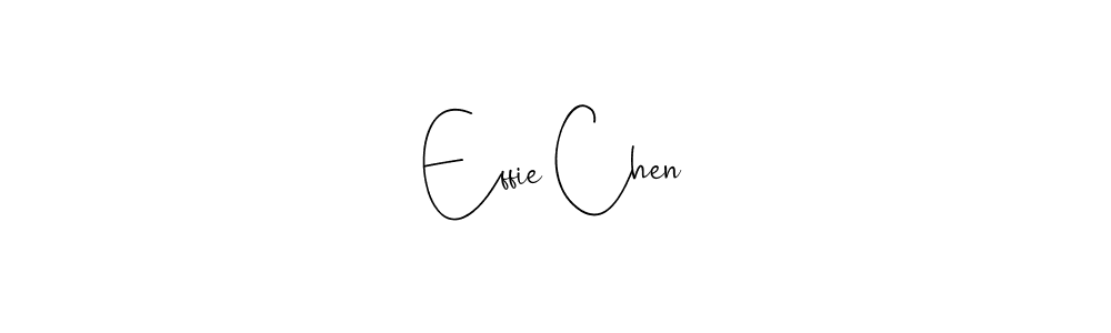 Also we have Effie Chen name is the best signature style. Create professional handwritten signature collection using Andilay-7BmLP autograph style. Effie Chen signature style 4 images and pictures png