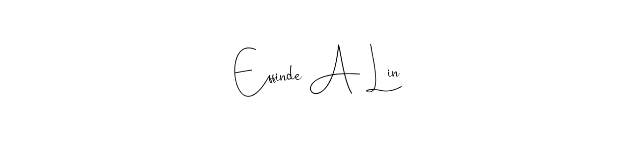 Also You can easily find your signature by using the search form. We will create Effinde A Lin name handwritten signature images for you free of cost using Andilay-7BmLP sign style. Effinde A Lin signature style 4 images and pictures png