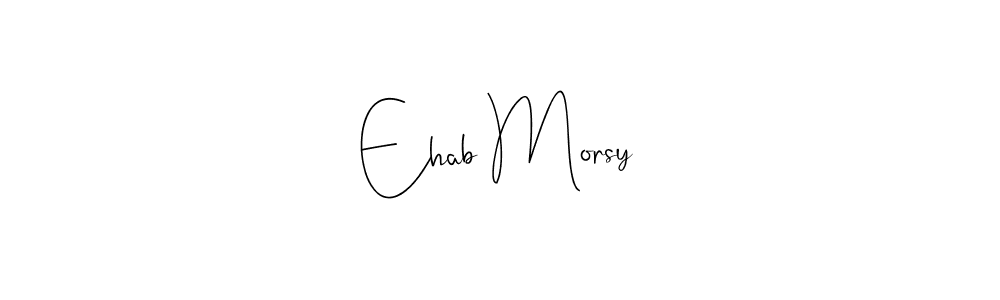 See photos of Ehab Morsy official signature by Spectra . Check more albums & portfolios. Read reviews & check more about Andilay-7BmLP font. Ehab Morsy signature style 4 images and pictures png