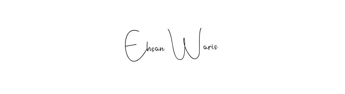 Make a beautiful signature design for name Ehsan Waris. Use this online signature maker to create a handwritten signature for free. Ehsan Waris signature style 4 images and pictures png