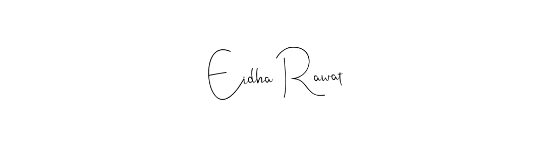 Similarly Andilay-7BmLP is the best handwritten signature design. Signature creator online .You can use it as an online autograph creator for name Eidha Rawat. Eidha Rawat signature style 4 images and pictures png