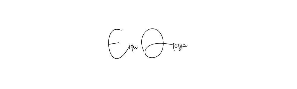Use a signature maker to create a handwritten signature online. With this signature software, you can design (Andilay-7BmLP) your own signature for name Eita Otoya. Eita Otoya signature style 4 images and pictures png