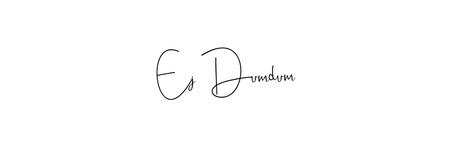 Similarly Andilay-7BmLP is the best handwritten signature design. Signature creator online .You can use it as an online autograph creator for name Ej Dumdum. Ej Dumdum signature style 4 images and pictures png