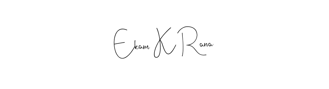 See photos of Ekam K Rana official signature by Spectra . Check more albums & portfolios. Read reviews & check more about Andilay-7BmLP font. Ekam K Rana signature style 4 images and pictures png