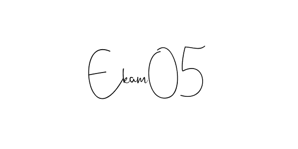 You can use this online signature creator to create a handwritten signature for the name Ekam05. This is the best online autograph maker. Ekam05 signature style 4 images and pictures png