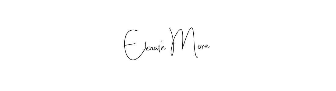 The best way (Andilay-7BmLP) to make a short signature is to pick only two or three words in your name. The name Eknath More include a total of six letters. For converting this name. Eknath More signature style 4 images and pictures png
