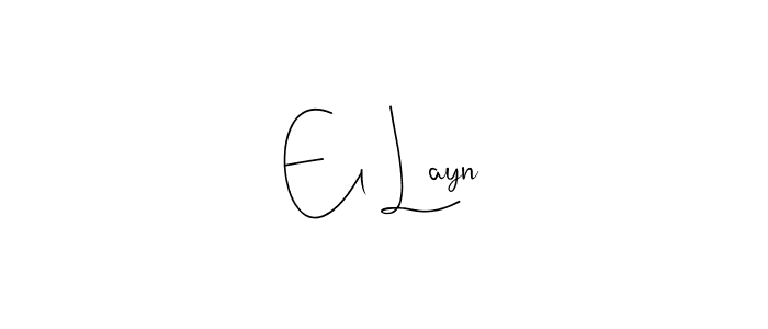 Make a short El Layn signature style. Manage your documents anywhere anytime using Andilay-7BmLP. Create and add eSignatures, submit forms, share and send files easily. El Layn signature style 4 images and pictures png