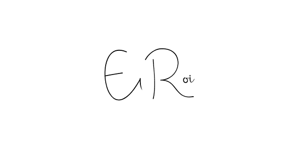 The best way (Andilay-7BmLP) to make a short signature is to pick only two or three words in your name. The name El Roi include a total of six letters. For converting this name. El Roi signature style 4 images and pictures png