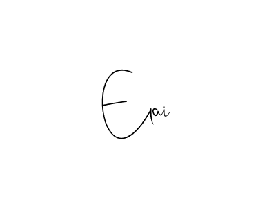 You can use this online signature creator to create a handwritten signature for the name Elai. This is the best online autograph maker. Elai signature style 4 images and pictures png