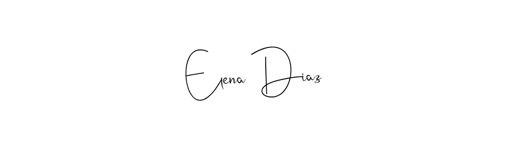 Best and Professional Signature Style for Elena Diaz. Andilay-7BmLP Best Signature Style Collection. Elena Diaz signature style 4 images and pictures png