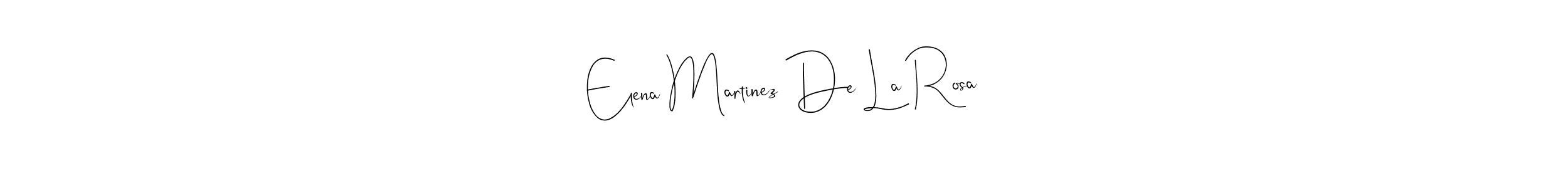 Design your own signature with our free online signature maker. With this signature software, you can create a handwritten (Andilay-7BmLP) signature for name Elena Martinez De La Rosa. Elena Martinez De La Rosa signature style 4 images and pictures png