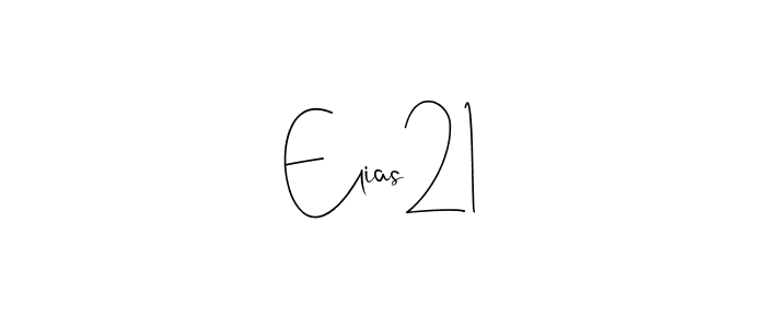 How to make Elias21 name signature. Use Andilay-7BmLP style for creating short signs online. This is the latest handwritten sign. Elias21 signature style 4 images and pictures png