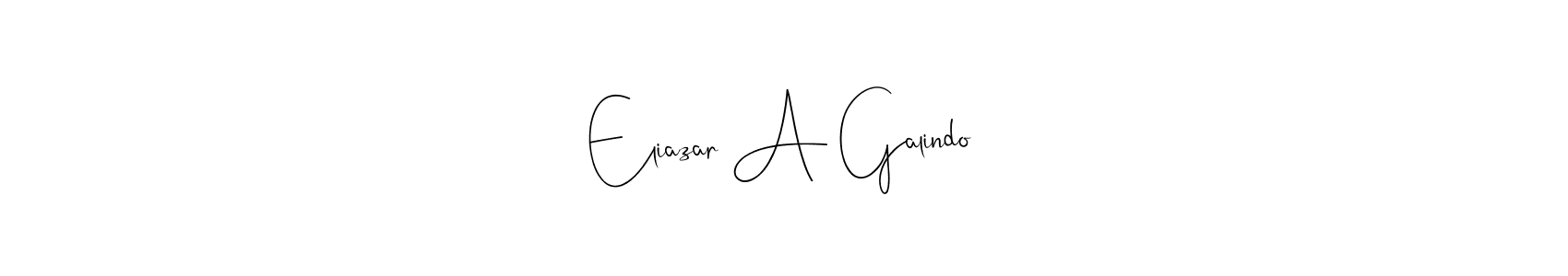 if you are searching for the best signature style for your name Eliazar A Galindo. so please give up your signature search. here we have designed multiple signature styles  using Andilay-7BmLP. Eliazar A Galindo signature style 4 images and pictures png