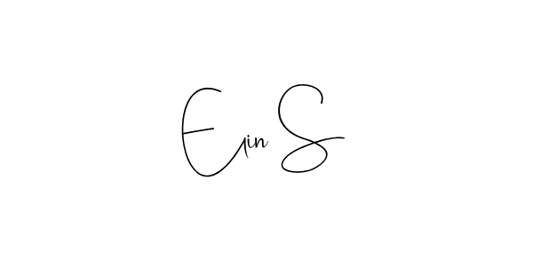 Here are the top 10 professional signature styles for the name Elin S. These are the best autograph styles you can use for your name. Elin S signature style 4 images and pictures png