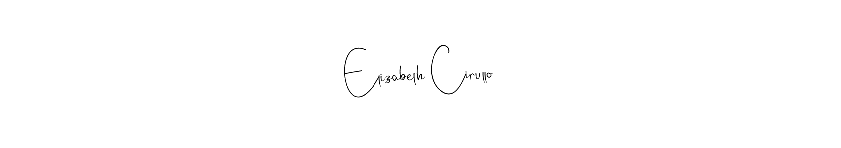How to Draw Elizabeth Cirullo signature style? Andilay-7BmLP is a latest design signature styles for name Elizabeth Cirullo. Elizabeth Cirullo signature style 4 images and pictures png