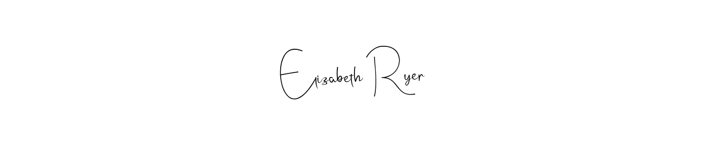 Make a beautiful signature design for name Elizabeth Ryer. Use this online signature maker to create a handwritten signature for free. Elizabeth Ryer signature style 4 images and pictures png