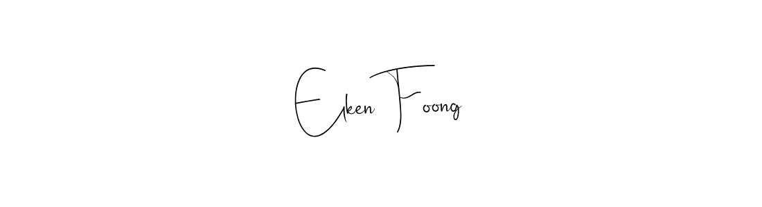 You can use this online signature creator to create a handwritten signature for the name Elken Foong. This is the best online autograph maker. Elken Foong signature style 4 images and pictures png