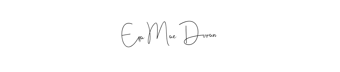 Similarly Andilay-7BmLP is the best handwritten signature design. Signature creator online .You can use it as an online autograph creator for name Ella Mae Duran. Ella Mae Duran signature style 4 images and pictures png