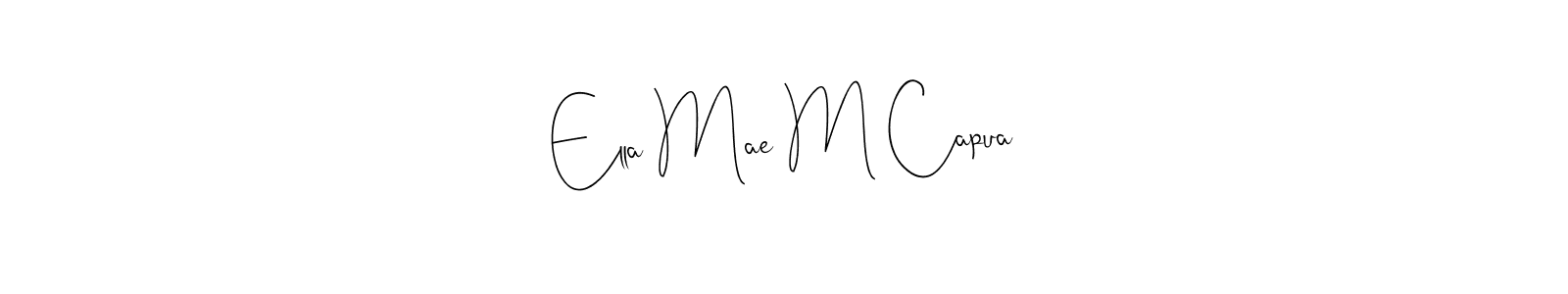 Best and Professional Signature Style for Ella Mae M Capua. Andilay-7BmLP Best Signature Style Collection. Ella Mae M Capua signature style 4 images and pictures png