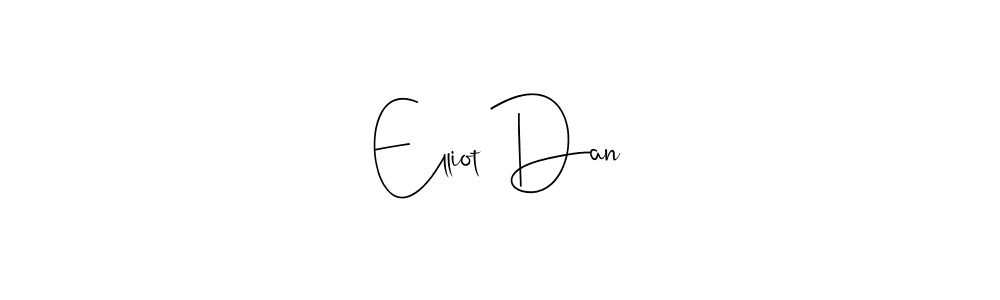 Andilay-7BmLP is a professional signature style that is perfect for those who want to add a touch of class to their signature. It is also a great choice for those who want to make their signature more unique. Get Elliot Dan name to fancy signature for free. Elliot Dan signature style 4 images and pictures png