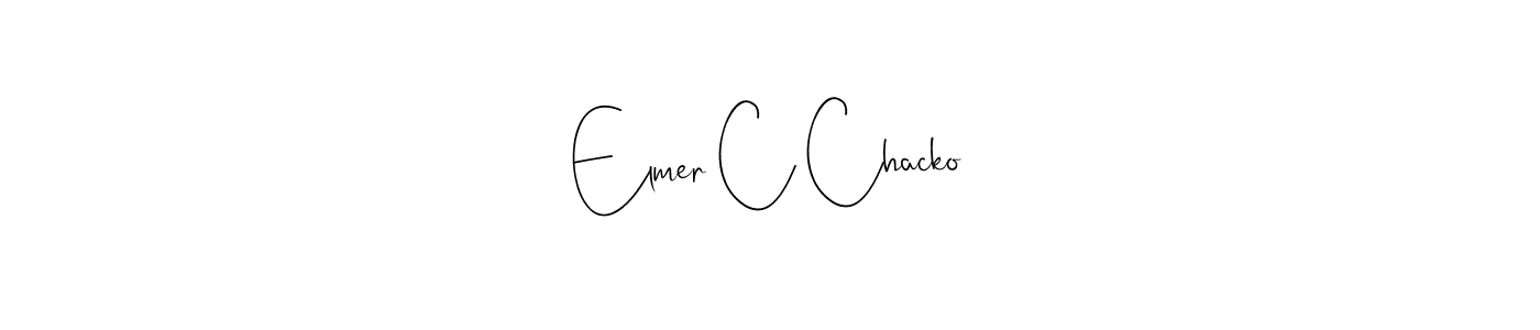 Elmer C Chacko stylish signature style. Best Handwritten Sign (Andilay-7BmLP) for my name. Handwritten Signature Collection Ideas for my name Elmer C Chacko. Elmer C Chacko signature style 4 images and pictures png
