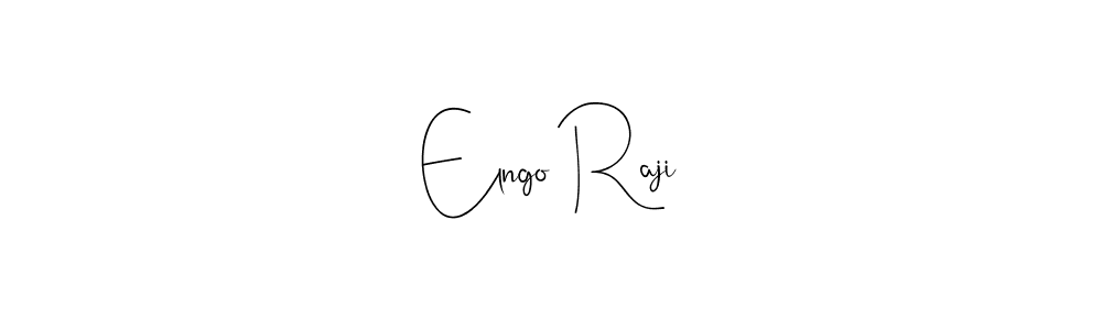 You should practise on your own different ways (Andilay-7BmLP) to write your name (Elngo Raji) in signature. don't let someone else do it for you. Elngo Raji signature style 4 images and pictures png