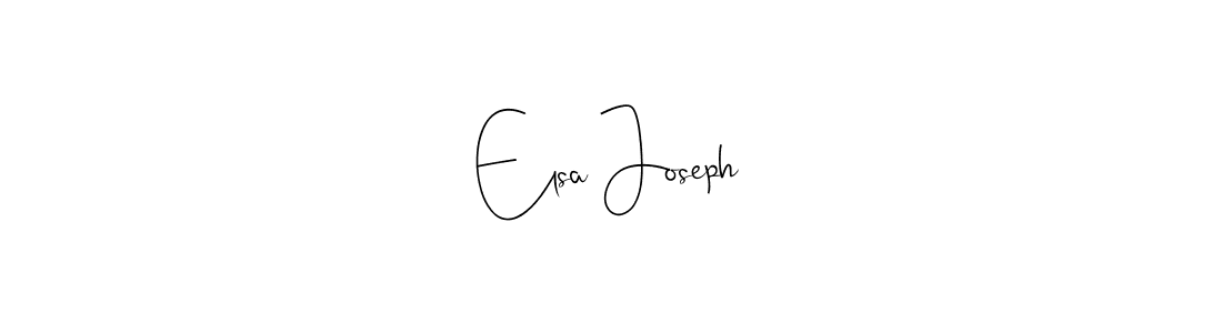 Design your own signature with our free online signature maker. With this signature software, you can create a handwritten (Andilay-7BmLP) signature for name Elsa Joseph. Elsa Joseph signature style 4 images and pictures png