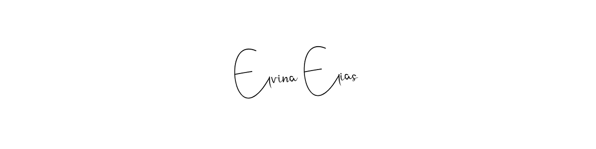 Design your own signature with our free online signature maker. With this signature software, you can create a handwritten (Andilay-7BmLP) signature for name Elvina Elias. Elvina Elias signature style 4 images and pictures png