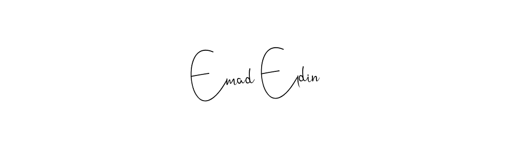 You can use this online signature creator to create a handwritten signature for the name Emad Eldin. This is the best online autograph maker. Emad Eldin signature style 4 images and pictures png