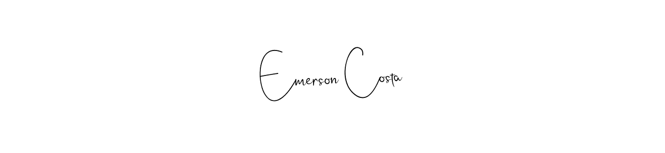 This is the best signature style for the Emerson Costa name. Also you like these signature font (Andilay-7BmLP). Mix name signature. Emerson Costa signature style 4 images and pictures png