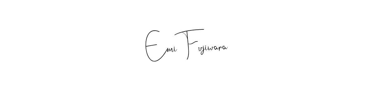 Also You can easily find your signature by using the search form. We will create Emi Fujiwara name handwritten signature images for you free of cost using Andilay-7BmLP sign style. Emi Fujiwara signature style 4 images and pictures png