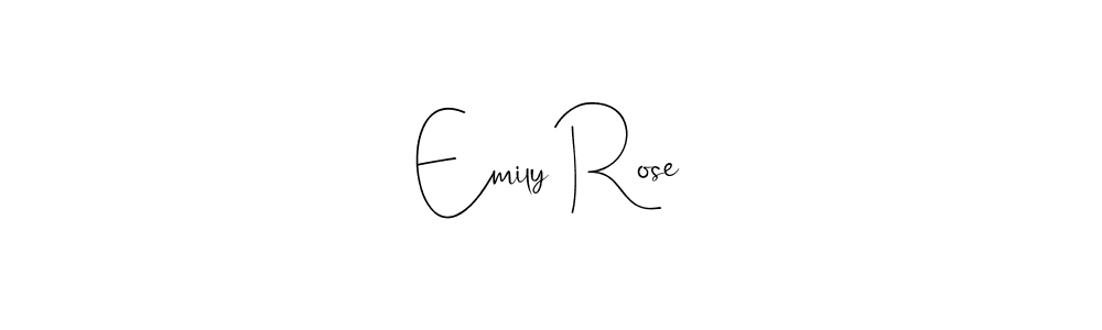 Also we have Emily Rose name is the best signature style. Create professional handwritten signature collection using Andilay-7BmLP autograph style. Emily Rose signature style 4 images and pictures png