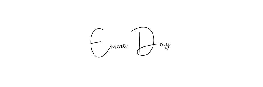 Emma Daly stylish signature style. Best Handwritten Sign (Andilay-7BmLP) for my name. Handwritten Signature Collection Ideas for my name Emma Daly. Emma Daly signature style 4 images and pictures png