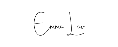 The best way (Andilay-7BmLP) to make a short signature is to pick only two or three words in your name. For converting this name Emma Lau. Emma Lau signature style 4 images and pictures png