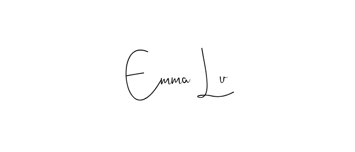 Make a beautiful signature design for name Emma Lu. Use this online signature maker to create a handwritten signature for free. Emma Lu signature style 4 images and pictures png