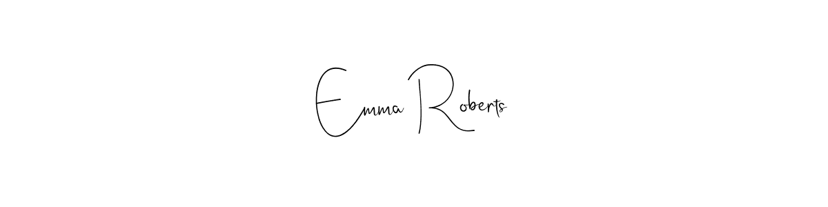 Once you've used our free online signature maker to create your best signature Andilay-7BmLP style, it's time to enjoy all of the benefits that Emma Roberts name signing documents. Emma Roberts signature style 4 images and pictures png