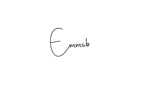 How to Draw Emmab signature style? Andilay-7BmLP is a latest design signature styles for name Emmab. Emmab signature style 4 images and pictures png