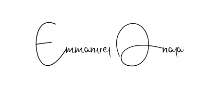 Discover how Emmanuel Onala looks in an executive cursive font (Andilay-7BmLP). Perfect for legal documents, invoices, and certificates. Emmanuel Onala signature style 4 images and pictures png